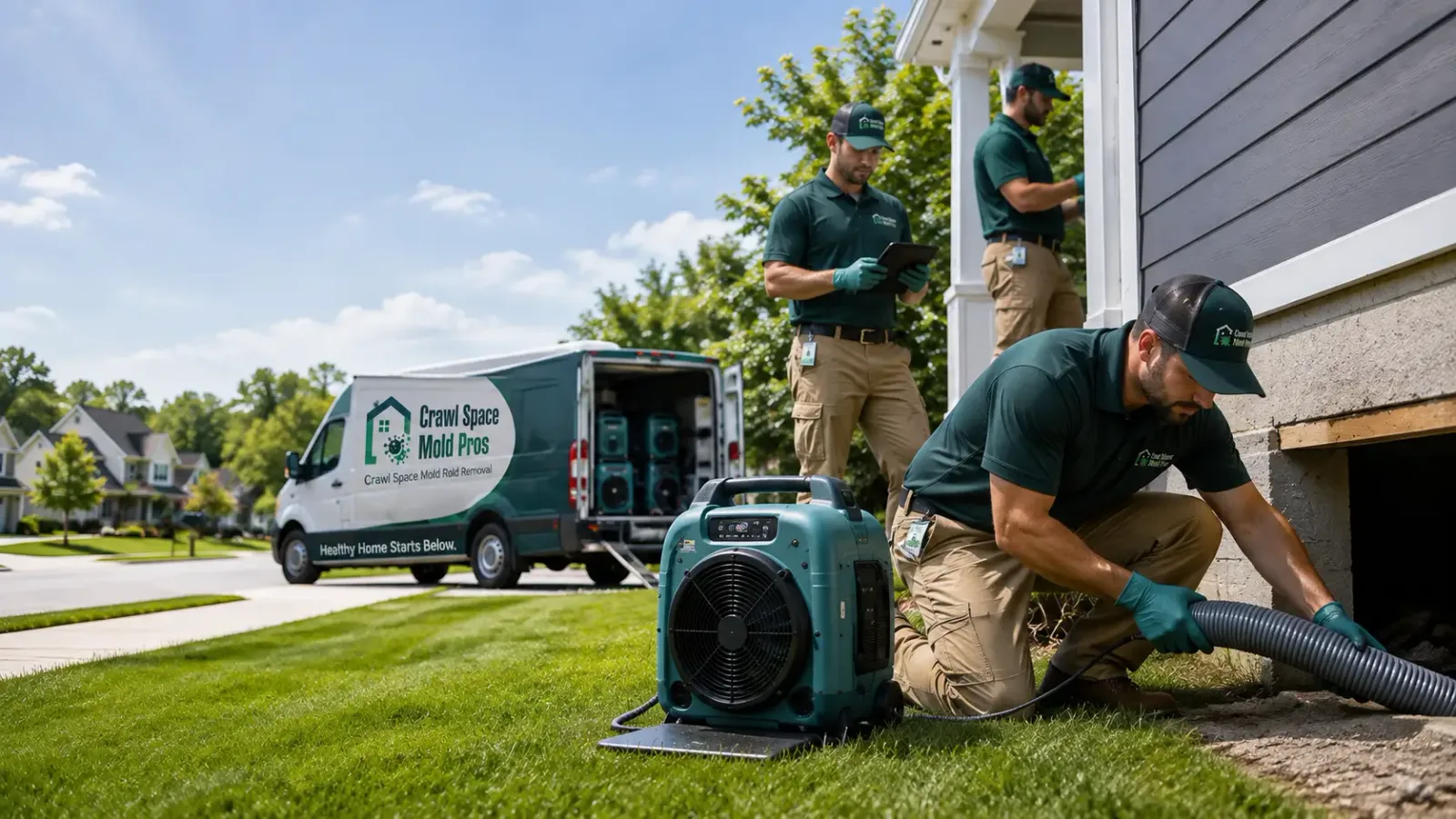 Crawl Space Mold Removal in Dallas, PA
